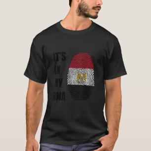 Egypt It's In My Dna Egyptian Fingerprint For Egyp T-Shirt