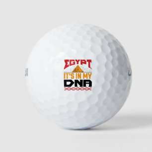 Egypt It's In My DNA Egyptian Heritage Roots Golf Balls