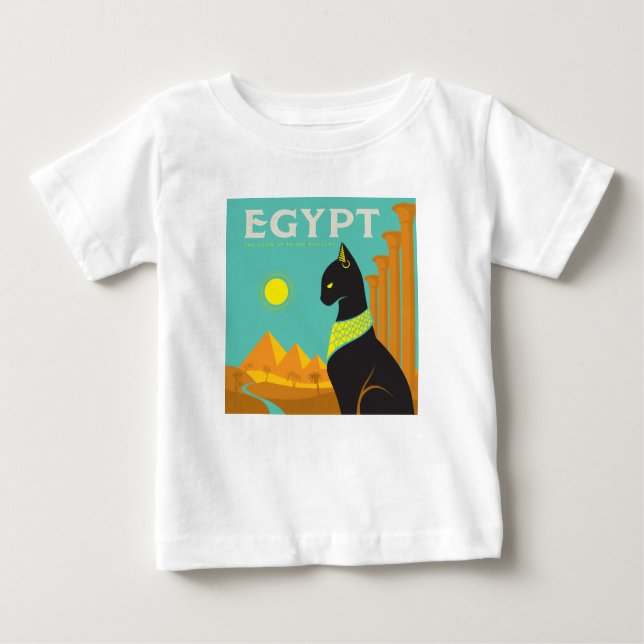 Egypt | Land of  Feline Royalty Baby T-Shirt (Front)
