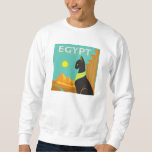 Egypt   Land of  Feline Royalty Sweatshirt