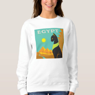Egypt Land of Feline Royalty Sweatshirt