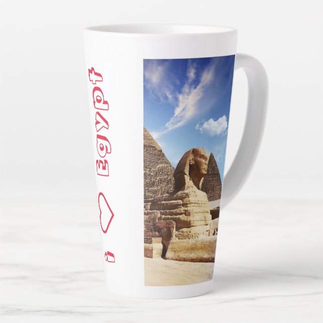 Egypt  latte mug (Right Angle)