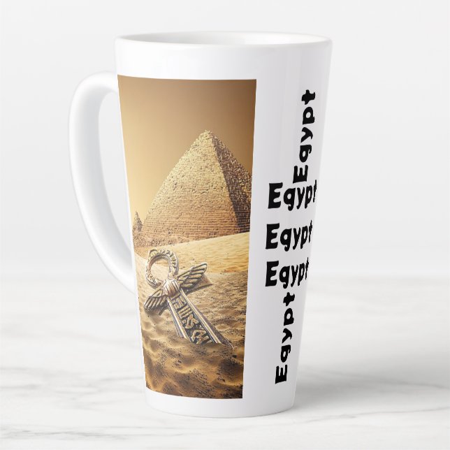 Egypt Latte Mug (Left Angle)