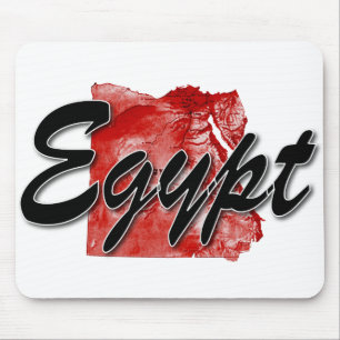 Egypt map mouse pad