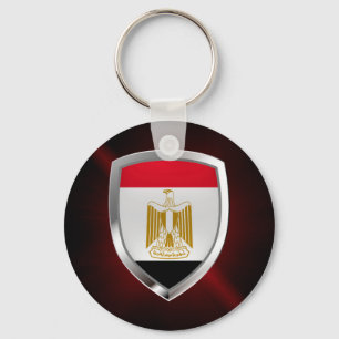Egypt Metallic Emblem Key Ring