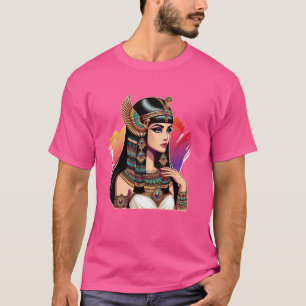 Egypt Mythology Goddess Pyramids Egyptian Queen Cl T-Shirt
