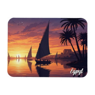 Egypt Nile Felucca Magnet