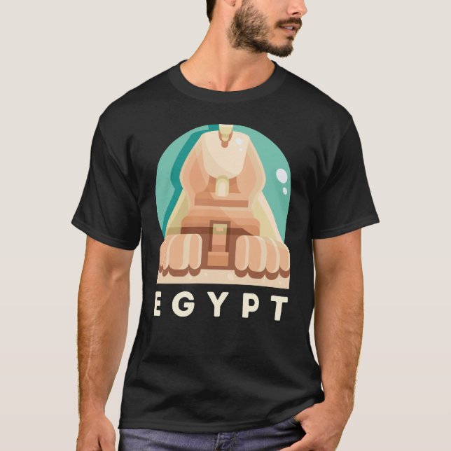 Egypt Pharaoh Sphinx shirt (Front)