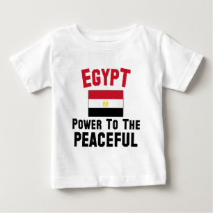 Egypt: Power To The Peaceful Baby T-Shirt