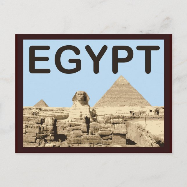 Egypt Pyramid of Khafre Postcard (Front)