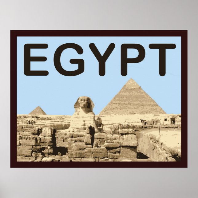 Egypt Pyramid of Khafre Poster (Front)