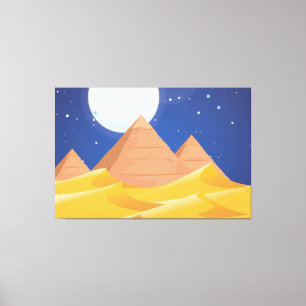Egypt Pyramids Canvas Print