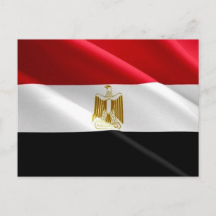 Egypt - Red Sea - Flag Waving - Postcard