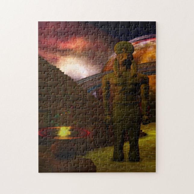 Egypt Rising 3D Digital Art Jigsaw Puzzle (Vertical)