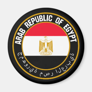 Egypt Round Emblem Magnet