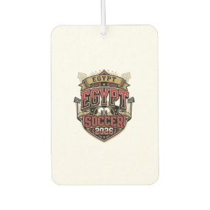 Egypt Soccer 2026 Soccer Bold Country Typography G Car Air Freshener