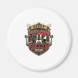 Egypt Soccer 2026 Soccer Bold Country Typography G Magnet