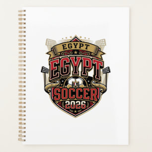 Egypt Soccer 2026 Soccer Bold Country Typography G Planner