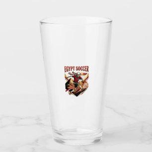 Egypt Soccer Skeleton Striker Nations Premium Spor Glass