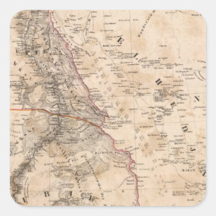 Egypt, Sudan, Africa 2 Square Sticker