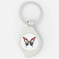 Egypt Swallowtail Butterfly Flag Sticker