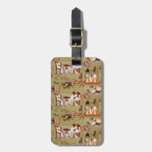 Egypt   Symbols Pattern Luggage Tag