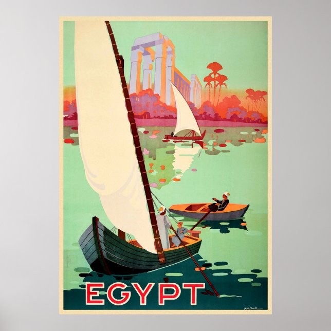 Egypt The Nile River Poster (Front)