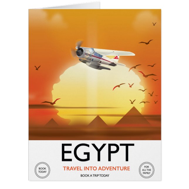 Egypt "Travel into Adventure" (Front)