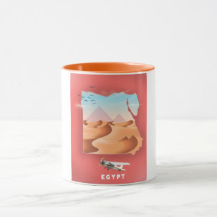 Egypt travel poster mug