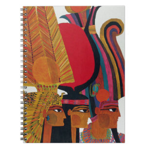 Egypt Vintage Air Travel Ancient Culture Tourism Notebook