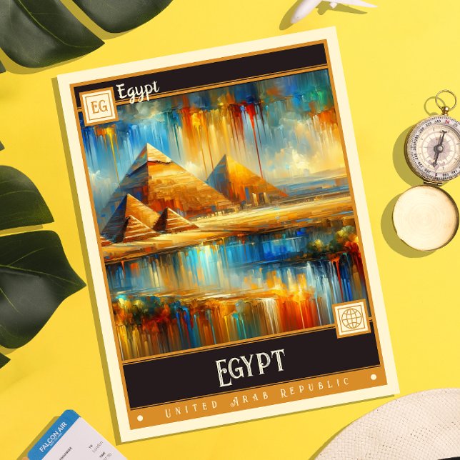 Egypt | Vintage Painting Postcard (Creator Uploaded)