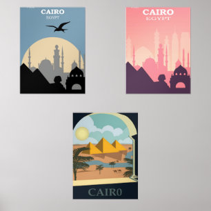 Egypt vintage posters