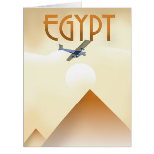 Egypt Vintage style flight poster