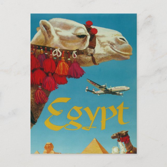 Egypt Vintage Travel postcard (Front)