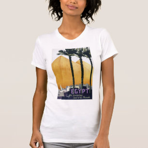 Egypt Vintage Travel Poster Restored T-Shirt