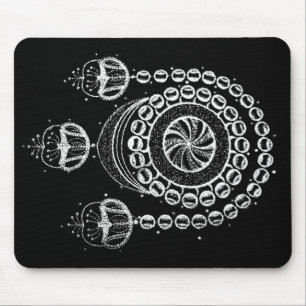 Egyptian Abaya Pattern Mouse Pad