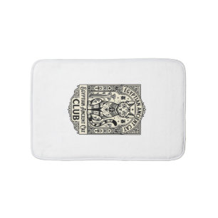 Egyptian Ancient Cat Funny Cat Graphic - Egyptian  Bath Mat