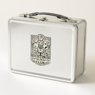 Egyptian Ancient Cat Funny Cat Graphic - Egyptian  Metal Lunch Box