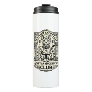 Egyptian Ancient Cat Funny Cat Graphic - Egyptian Thermal Tumbler