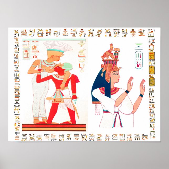 Egyptian ancient egypt gods poster (Front)