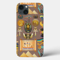 Egyptian Ancient Hieroglyphic Pattern Symbol