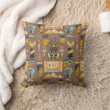 Egyptian Ancient Hieroglyphic Pattern Symbol