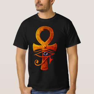 Egyptian Ankh Eye of Horus Ancient Symbol Protect T-Shirt