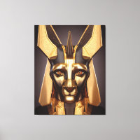 Egyptian Anubis Canvas Print Canvas Print