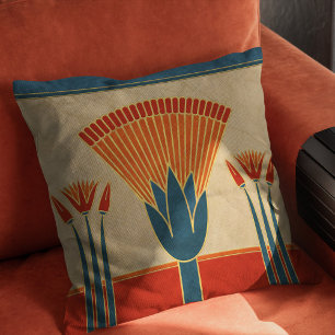 Egyptian Art Deco Border  Cushion