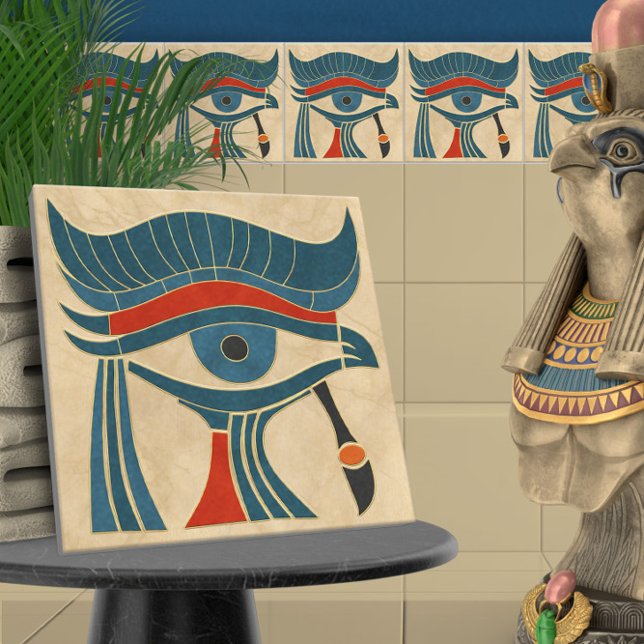 Egyptian Art Deco Eye Of Horus Tile (Creator Uploaded)