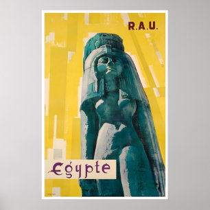 Egyptian Art Egypt Travel Poster RAU Print