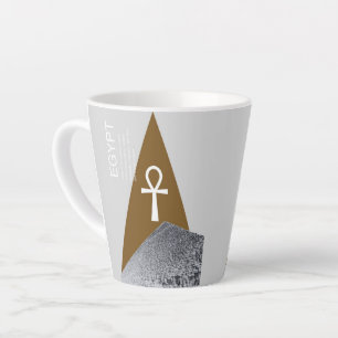 Egyptian art latte mug