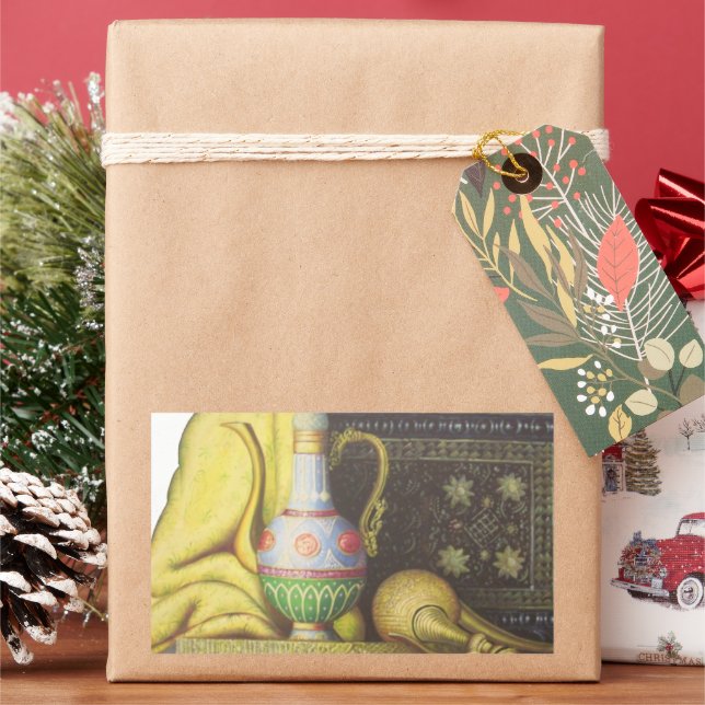 Egyptian Artefacts: Secrets of the Pharaohs Rectangular Sticker (Holiday)