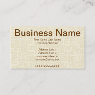 Egyptian Business Card